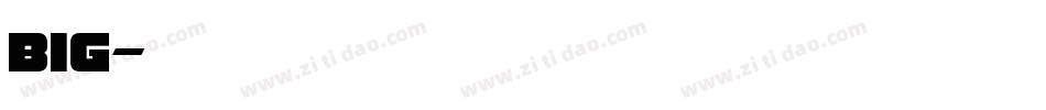 BIG字体转换