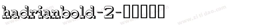 hadrianbold-2字体转换