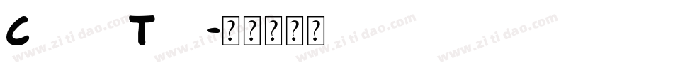 ComicsTwo字体转换