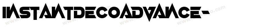 InstantDecoAdvance字体转换