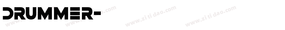 Drummer字体转换
