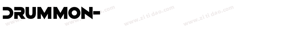 Drummon字体转换