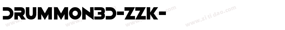 Drummon3D-ZZK字体转换