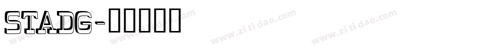 STADG字体转换