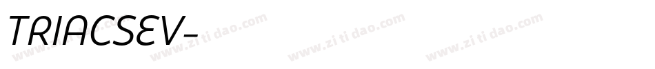 TRIACSEV字体转换 TRIACSEV字体转换
