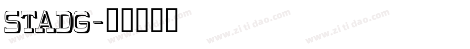 STADG字体转换