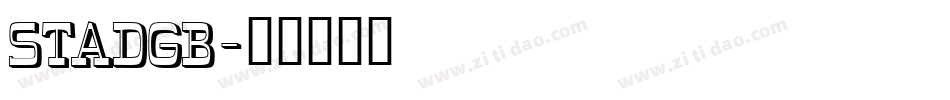 STADGB字体转换