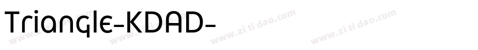 Triangle-KDAD字体转换 Triangle-KDAD字体转换