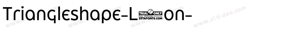Triangleshape-L5on字体转换 Triangleshape-L5on字体转换