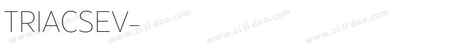 TRIACSEV字体转换 TRIACSEV字体转换