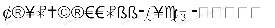 Cryptcreepbb-LYm3字体转换