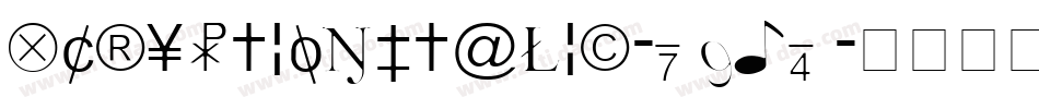 XCryptionItalic-7gj4字体转换