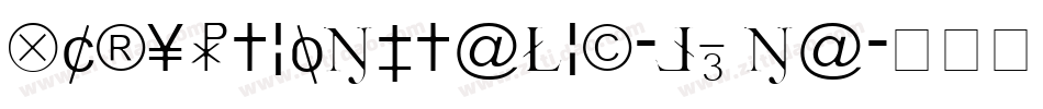 XCryptionItalic-J3na字体转换 XCryptionItalic-J3na字体转换