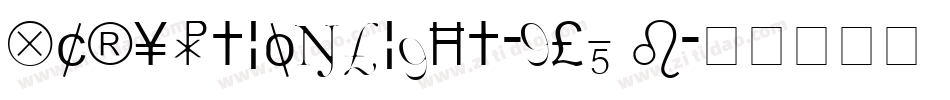 XCryptionLight-GE5q字体转换
