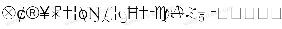 XCryptionLight-mAZ5字体转换