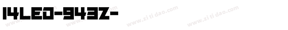 14Led-943Z字体转换