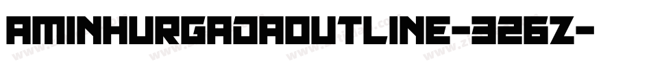 AminHurgadaOutline-326z字体转换