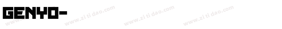 GenYo字体转换