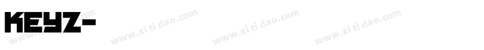 KeyZ字体转换