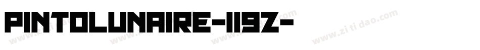 PintoLunaire-119Z字体转换