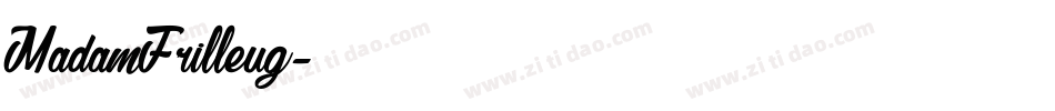 MadamFrilleug字体转换