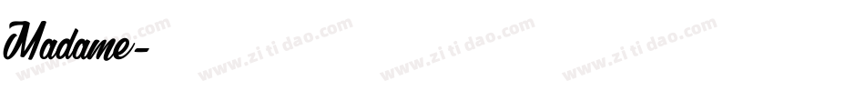 Madame字体转换