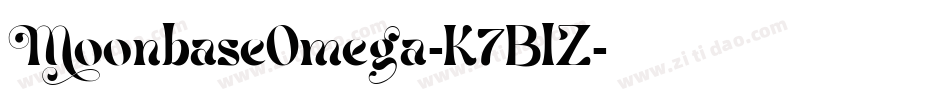 MoonbaseOmega-K7BlZ字体转换