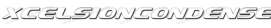 XcelsionCondensedItalicCondensedItalic-4OnD字体转换