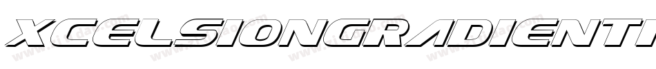 XcelsionGradientItalicItalic-3Eaz字体转换