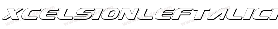XcelsionLeftalicItalic-VazV字体转换