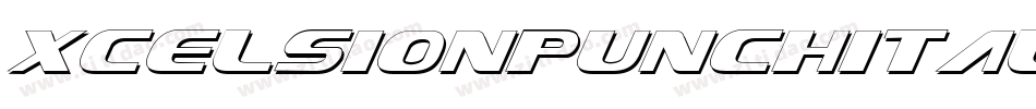 XcelsionPunchItalicItalic-G2lZ字体转换