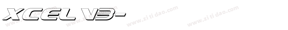 xcelv3字体转换