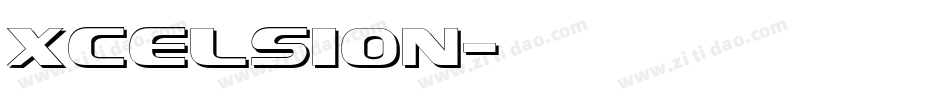Xcelsion字体转换