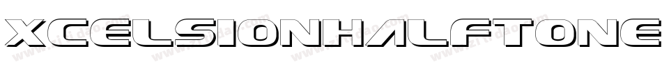 XcelsionHalftone-xzLR字体转换
