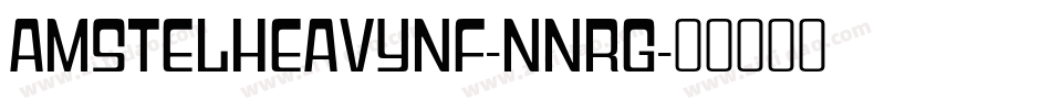 Amstelheavynf-nnRg字体转换