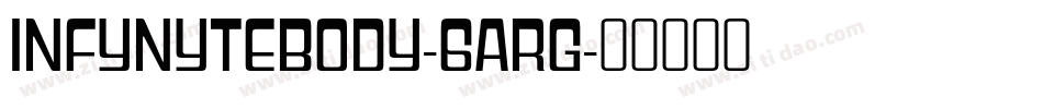InfynyteBody-6ARg字体转换