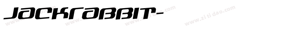 jackrabbit字体转换