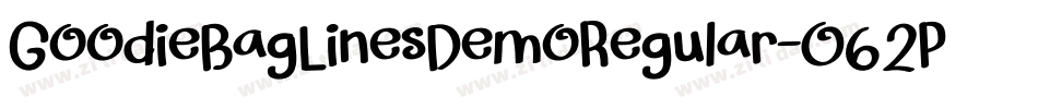 GoodieBagLinesDemoRegular-O62P字体转换