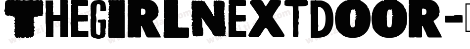 TheGirlNextDoor字体转换