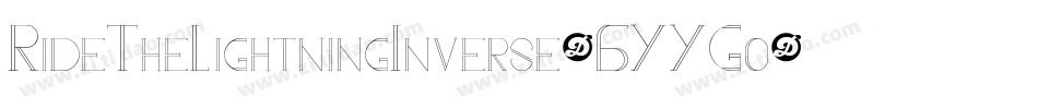 RideTheLightningInverse-6YYGo字体转换