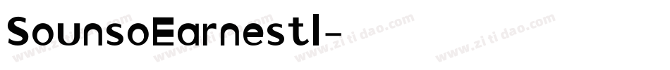 SounsoEarnestl字体转换