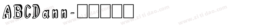 ABCDann字体转换