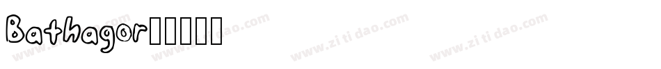 Bathagor字体转换