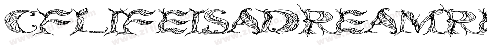 CfLifeIsADreamRegular-DBem字体转换