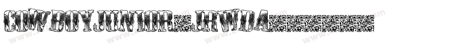 CowboyJunior-JRWDa字体转换
