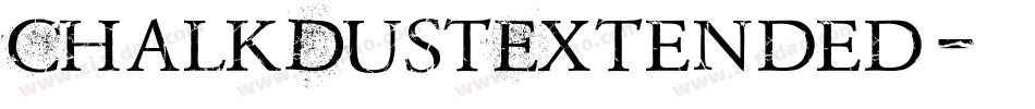 ChalkDustExtended字体转换