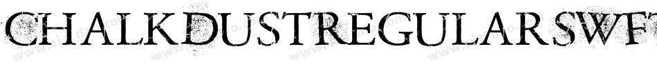 ChalkDustRegularSWFT字体转换
