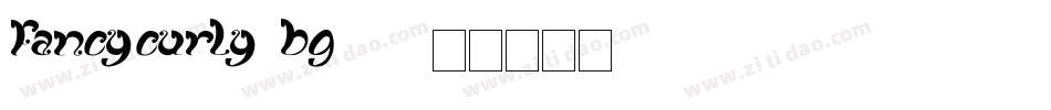 FancyCurly-Bg78字体转换