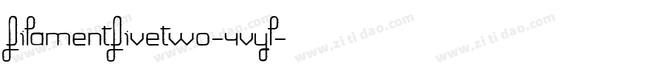 FilamentFiveTwo-4vYl字体转换
