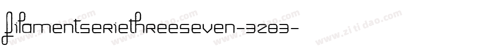 FilamentSerieThreeSeven-3283字体转换